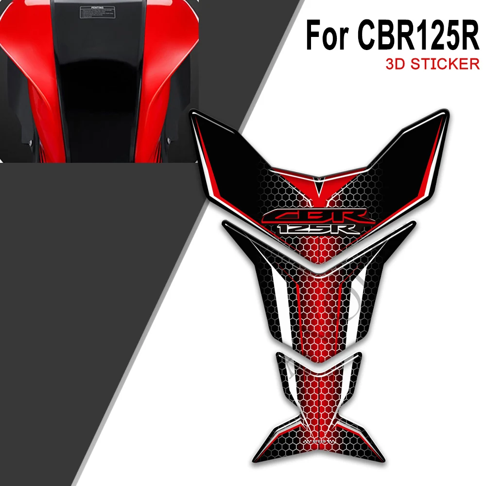 

For Honda CBR 125 R CBR125R HRC Fireblade Fuel Oil Tank Pad Knee Protector Decorative Sticker Decals Decorative Motorcycle