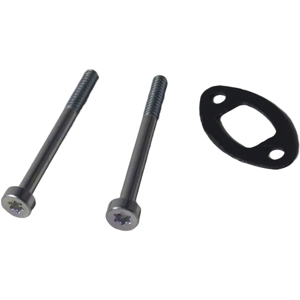 For String Trimmer and Blower Muffler Gasket and Bolts Kit Compatible with BG45 BG55 BG65 and HS45 Hedge Trimmer Models