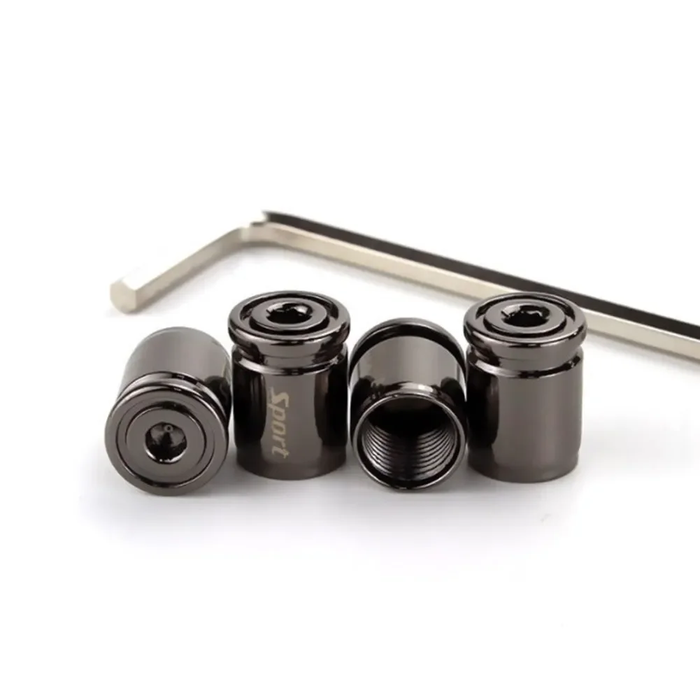 Tampa da válvula do pneu de carro substituição 5 pçs/set acessórios anti-roubo se encaixa para automóveis para motocicletas bicicletas liga de zinco