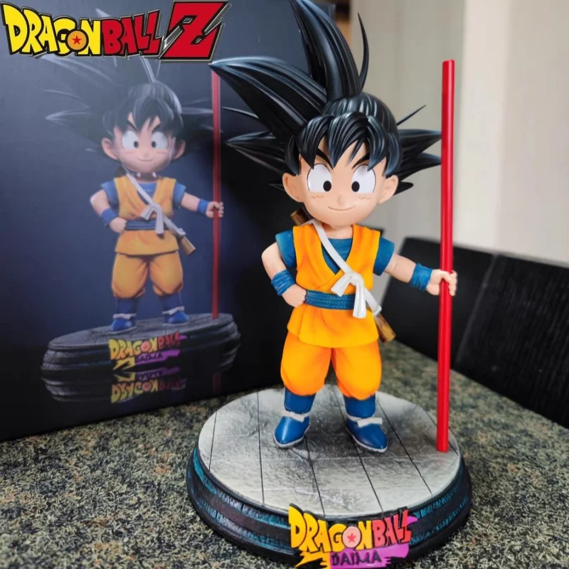 En Stock Anime Dragon Ball Son Goku figura chico Goku figuras de acción 22cm colección de estatuas de Pvc modelo juguete regalos de navidad para Fans