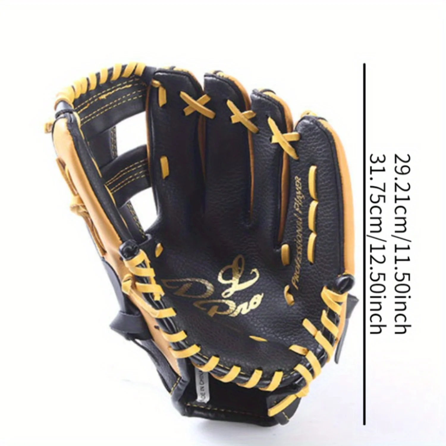 1pc Double-layer Cowhide Leather Baseball Glove for Throwing Training, Suitable for Teens and Adults - Baseball and Softball Mit