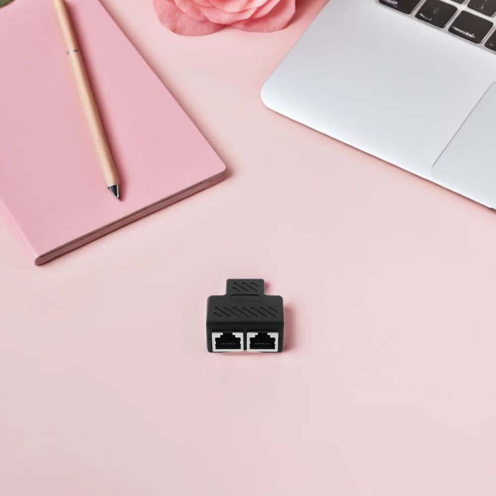 

3Pcs Network Cable Splitter Ethernet Adapter 1 Male to Dual Female Lan Splitter High Speed for Office Home