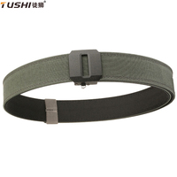 TUSHI New Military Belt for Men Sturdy Nylon Metal Buckle Duty Belt Tactical  Secretly carried Outdoor Girdle IPSC Accessories