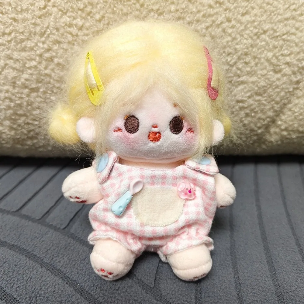 Kolorowe, urocze, 10-centymetrowe bawełniane ubranka do przebierania, zestaw do samodzielnego wykonania, codzienna spódniczka szkolna, ładne akcesoria.