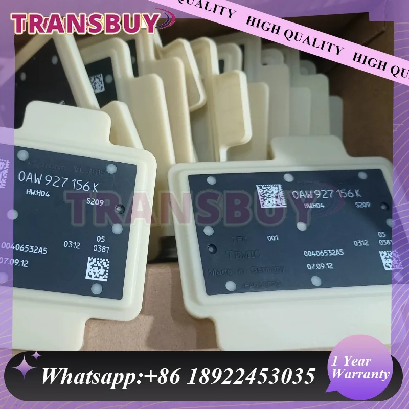 

Новый блок управления автоматической коробкой передач TCM ECU 0AW927156K 0AW927156H, модуль TCU, крышка блока, подходит для Audi.