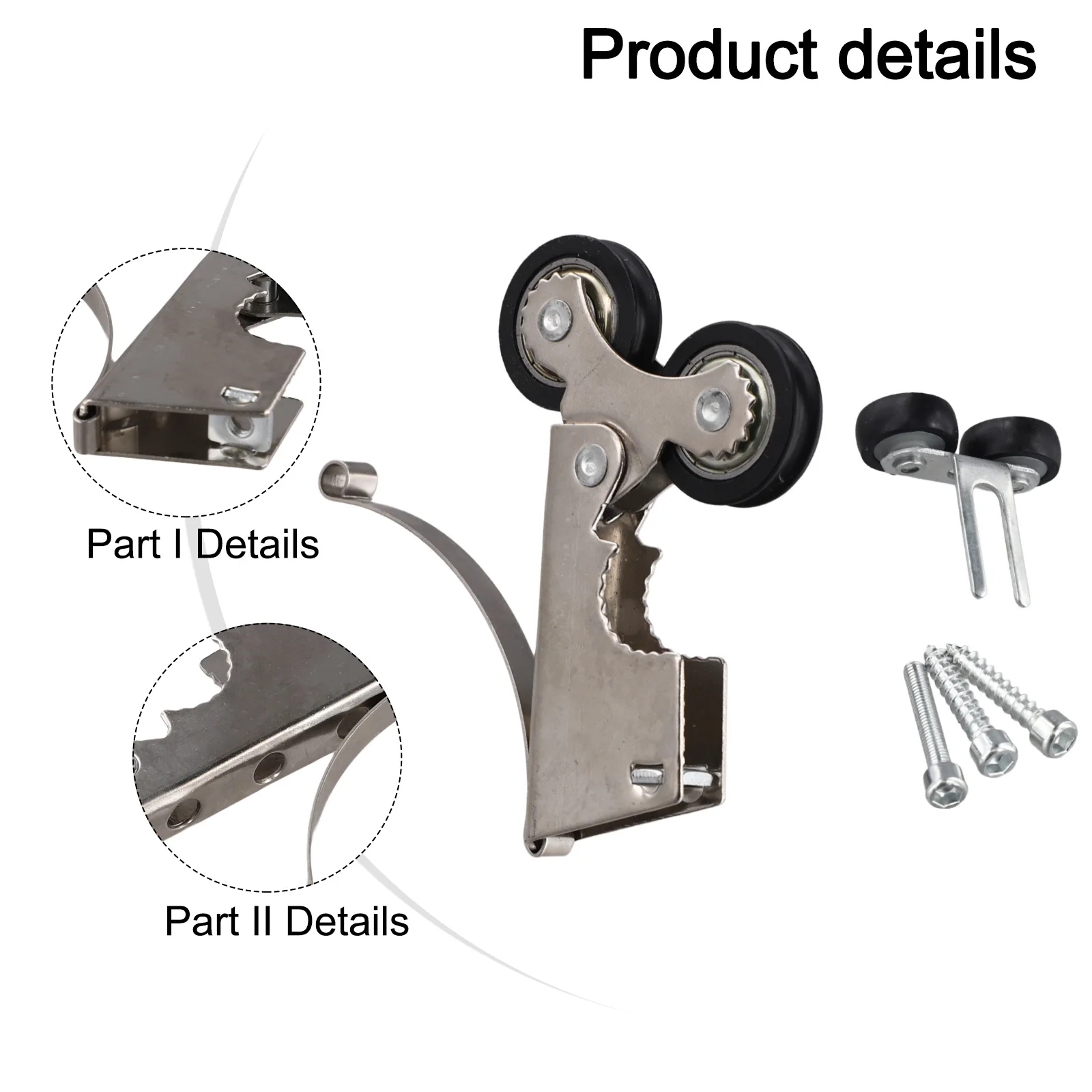 For DIY Projects Cabinet Pulley Door Replacement Wheel Stable Operation User-Friendly Design Versatile Applications