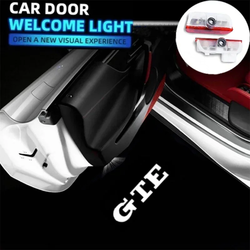 LED Car Door Welcome Light Projector Courtesy Lamp for VW Golf 5 6 7 GTI GTD GTE Tiguan Arteon BORA Passat EOS Touareg Car Goods view 3