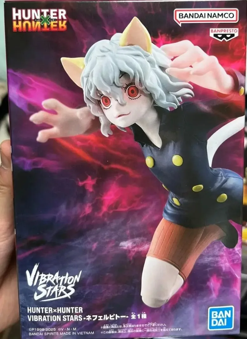 

Spot SaleIn stock Original Bandai BANPRESTO HUNTER HUNTER VIBRATION STARS Neferpitou Kite Figure Highly Detailed Collectible Mol