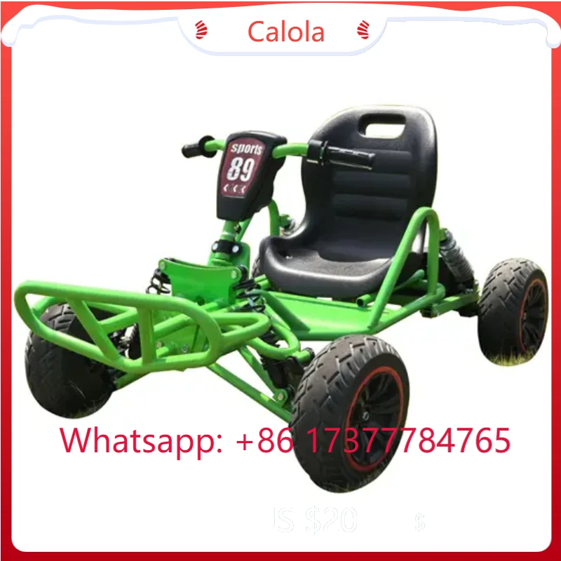 150W Brushless Electric Go Kart 90CC Off Road Dune Buggy 12km/h Drift Car for Adults Kids