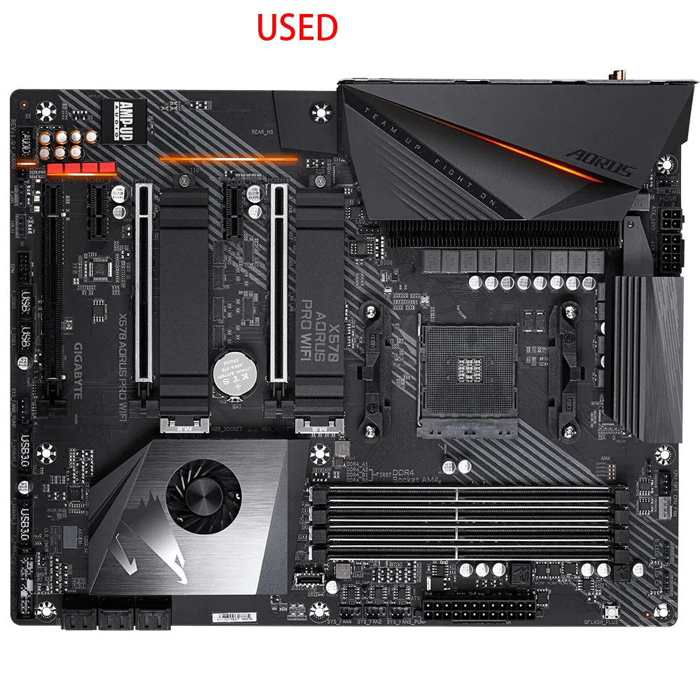 Gigabyte GA X570 AORUS PRO WIFI Computer USB3.0 M.2 Nvme SSD Motherboard AM4 DDR4 X570 Desktop Mainboard