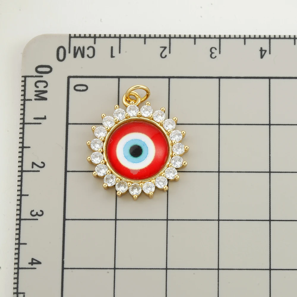 القوطية عيون سحر لمستلزمات صناعة المجوهرات الذهب اللون الزركون Diy أقراط سوار قلادة المفاتيح بالجملة