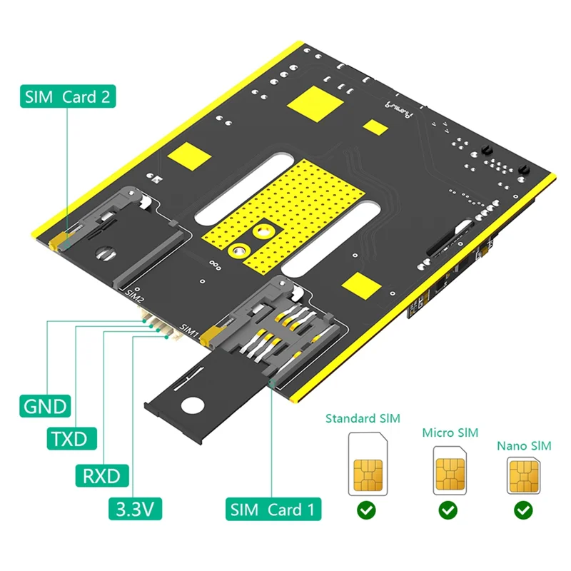 

B34B-NGFF M. 2 5G Module POE Adapter With Type-C Interface, Dual SIM Card Slot, RJ45 Port, Realtek RTL8125BG Controller