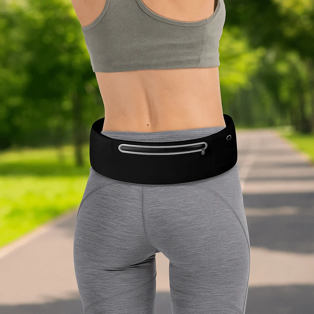 

Ultra-Thin Sport Mobile Waist Bag Close Fitting Multifunctional Running Waist Bag Lightweight High Elastic Sports Phone Bag