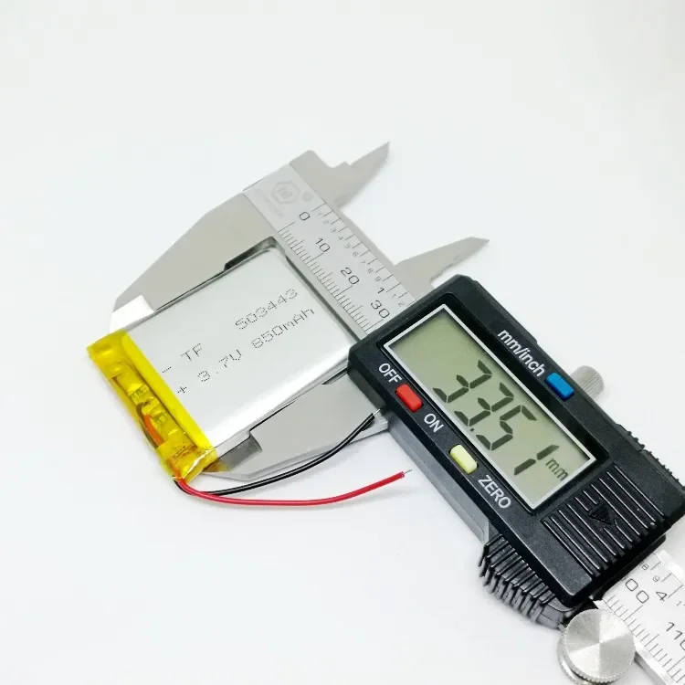 5 3.7 503443   polegadas navegador bateria embutida baterias de polímero de lítio 850mAh tacógrafo geral