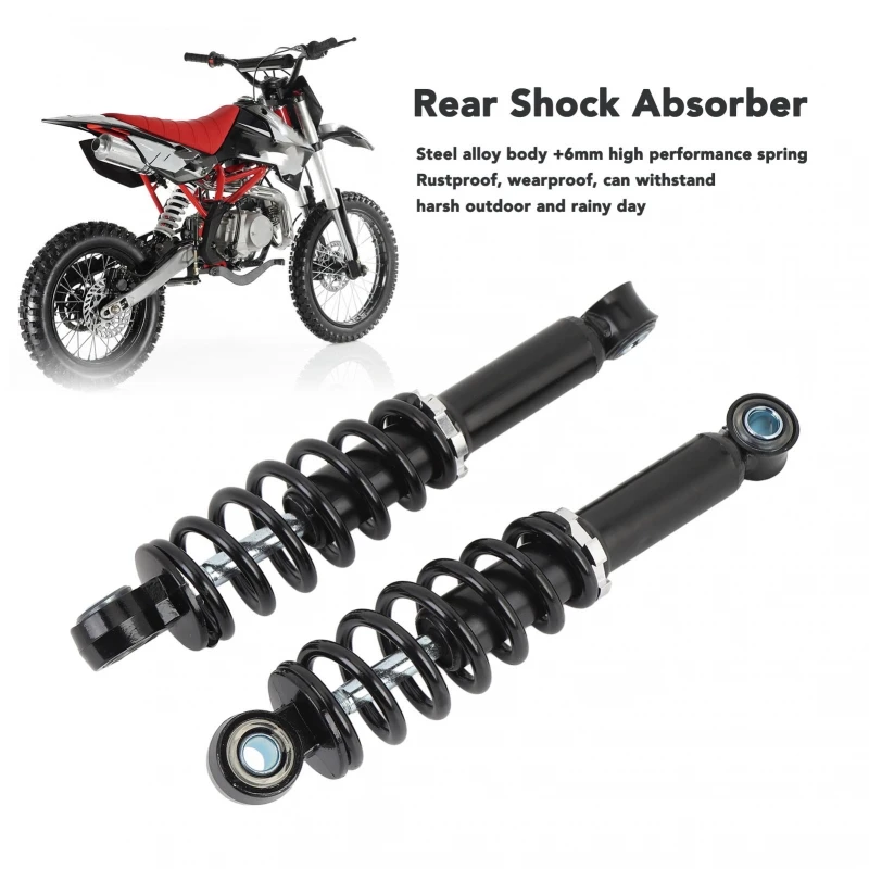 AliExpress NONE 2pcs 220mm Motorcycle Rear Shock Absorber Suspension Damper for Electric Cycling Mini ATV Scooter Dirt Bike