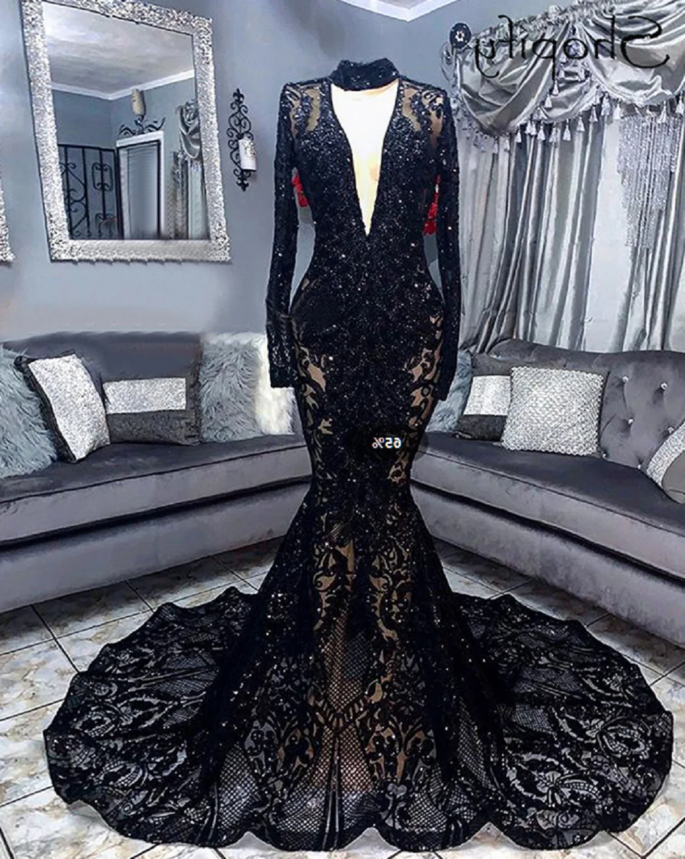 

Роскошные бархатные длинные платья для выпускного вечера для черных девочек с прозрачными кристаллами, американские африканские вечерние платья, халат для дня рождения по индивидуальному заказу