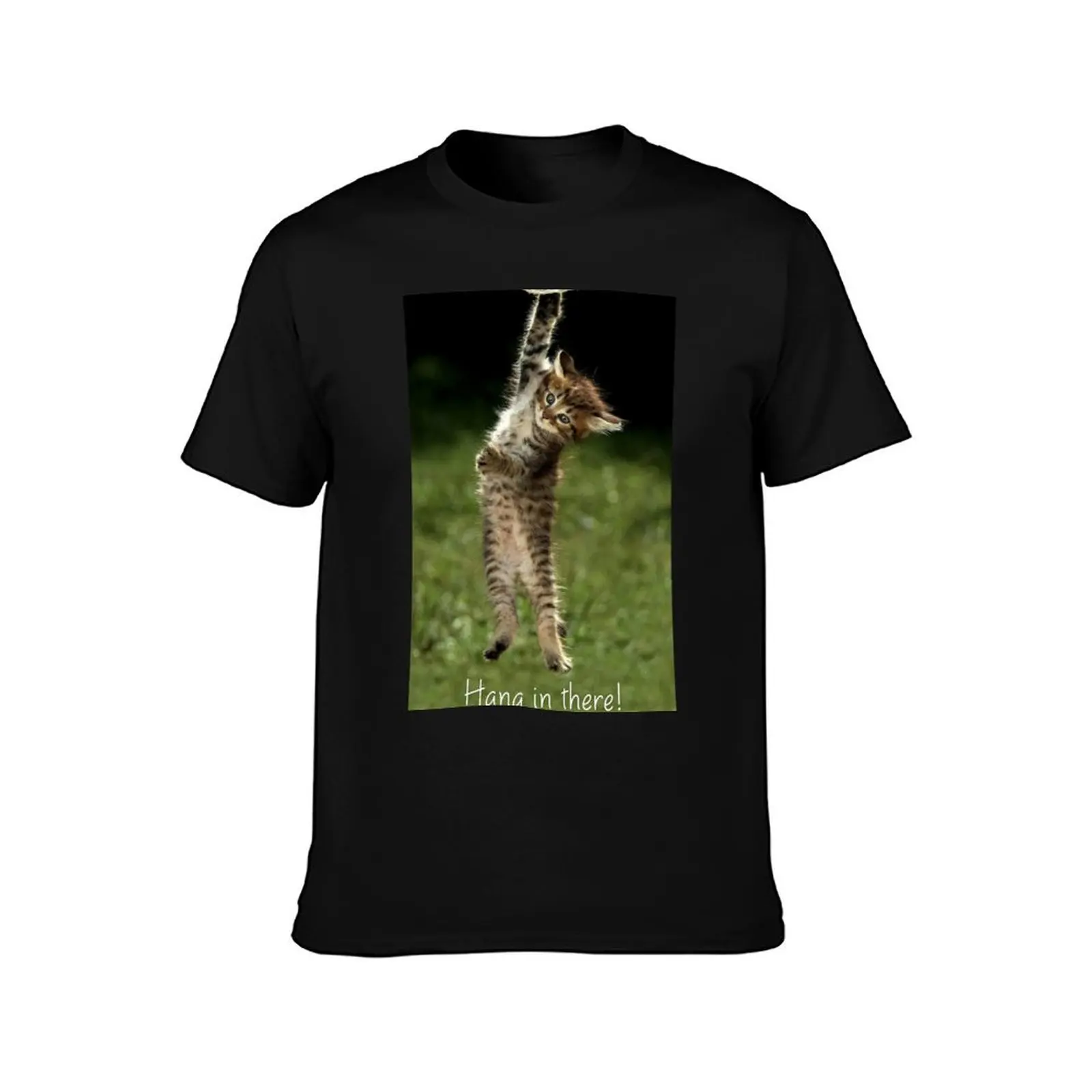 Keith Gill the Roaring Kitty Hang in There (DFV) T-Shirt Lightweight Gym Training T-Shirt