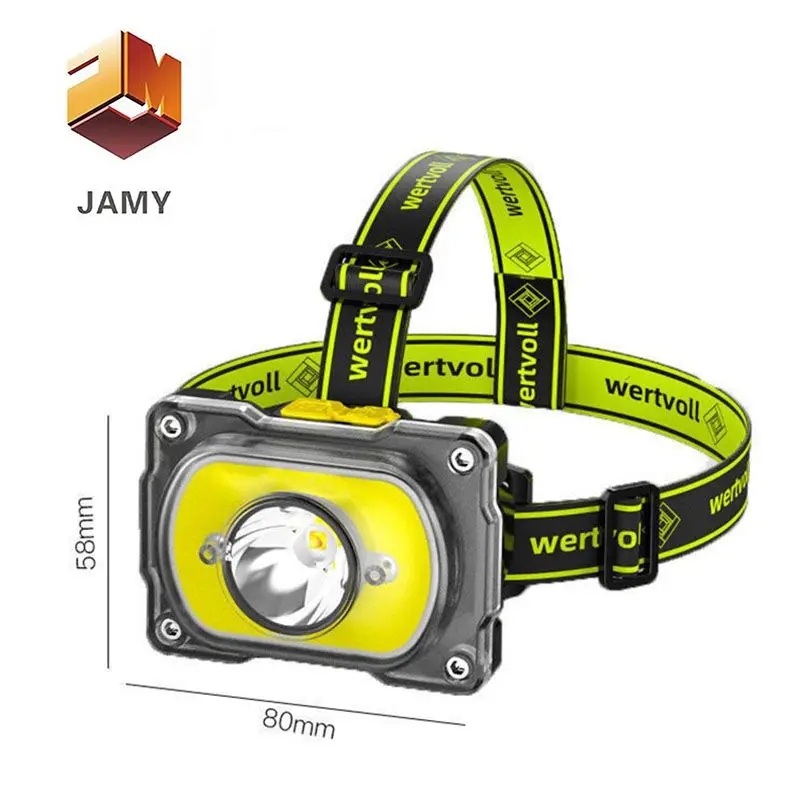 1PC Rechargeable Headlamp LED Headlights Bright 4 Modes Head Lamps Head Light For Outdoor Fishing Camping Running Cycling LT032