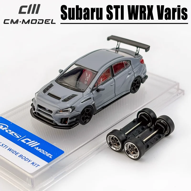 CM 1/64 Subaru STI WRX Varis Legierung Spielzeug Kraftfahrzeug Druckguss Metall Modell Geschenke