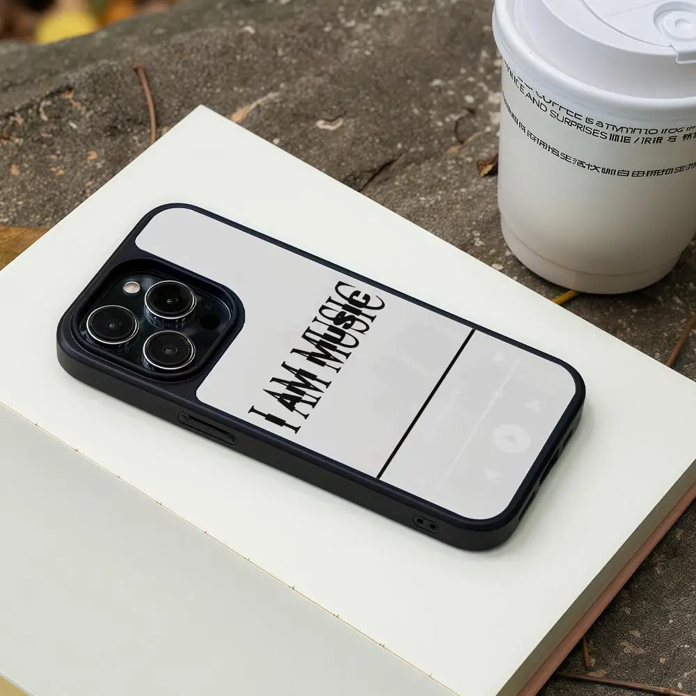 P-Playboi C-Carti Phone Case For iPhone 17 16 15 14 13 12 Pro Max Plus Black Frame Acrylic Carbon Fiber Hard Shell