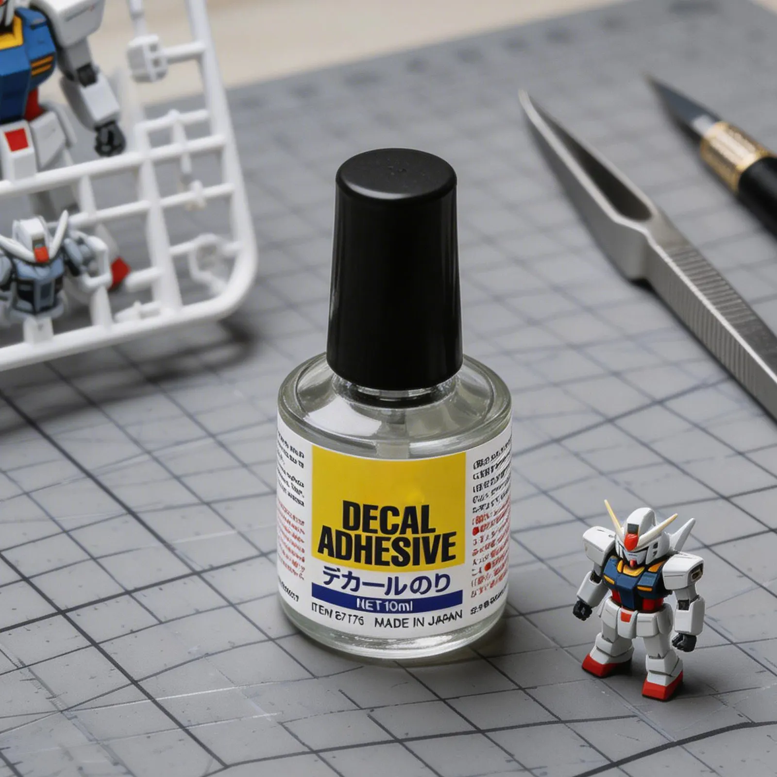 

[2026 New] Decal Adhesive Restorer for Model Decals Lost Stickiness Brush Applicator 10ml for Hobby Plastic Models