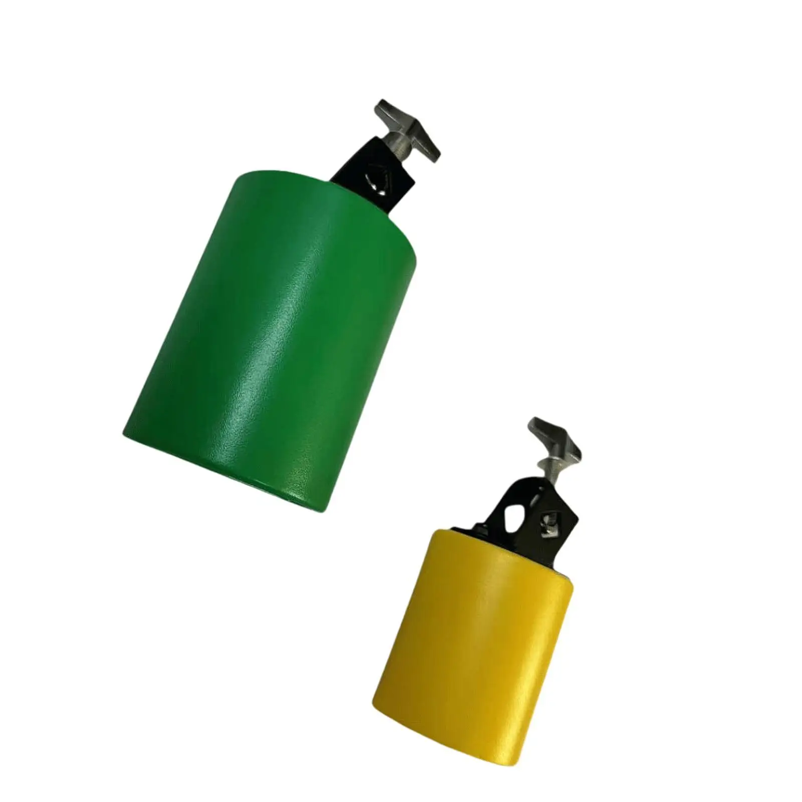 2x Hand Percussion Cowbell,Cow Bells Noise Maker Professional Metal Cowbell for Football Games,Sport Events Baseball Wedding