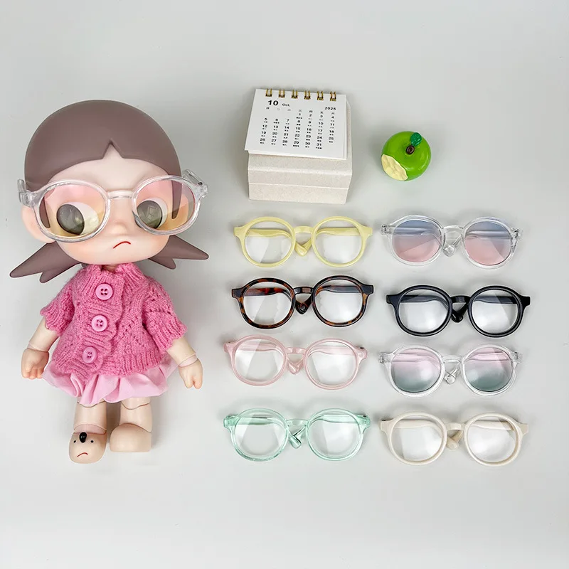 9cm Width Doll Sunglasses for 20cm Cotton Doll Zsiga Doll Glasses DIY Accessories