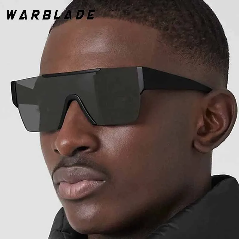 

Oversized One-Piece Goggle Sunglass Women For Men Designer Sun Glasses Vintage Punk Ski Cycling Windproof Eyeglasses UV400 Очки