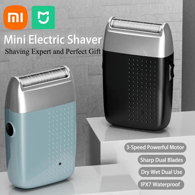 Xiaomi MIJIA Electric Shaver For Men Beard Trimmer Shaver Portable Hair Clipper Rechargeable Shaving Beard Machine Powerful