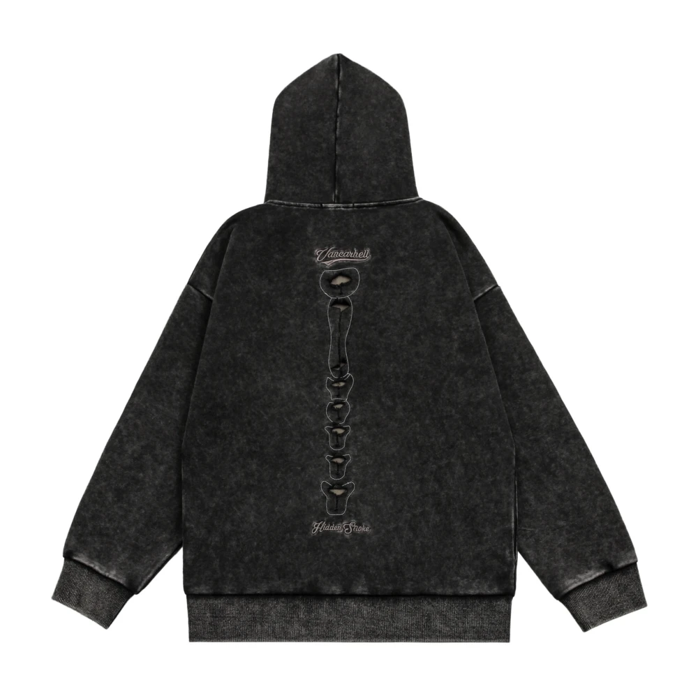 Gothic Men Hoodies Y2k Oversized New In Sweatshirts Berserk Demon Slayer Streetwear Vintage Distressed Men\'s Clothing Shirt Male
