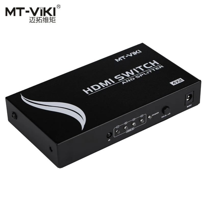 MT-ViKI HD4-2 4 In 2 Out 4 Input 2 Output HDMI Switch Splitter