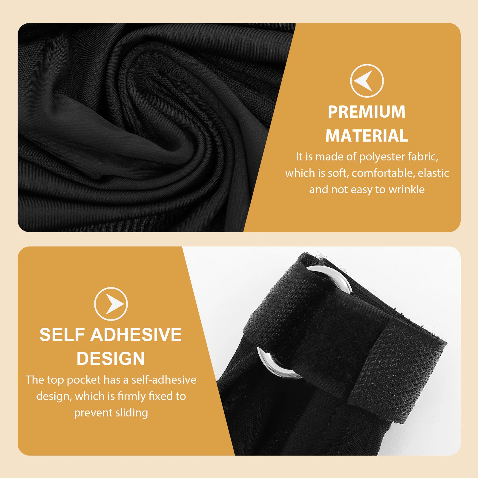 

Stylish Speaker Stand Cover Decorative Skirt for Banquet Wedding Concert Shading Protector Tripod Sleeve Stage for White