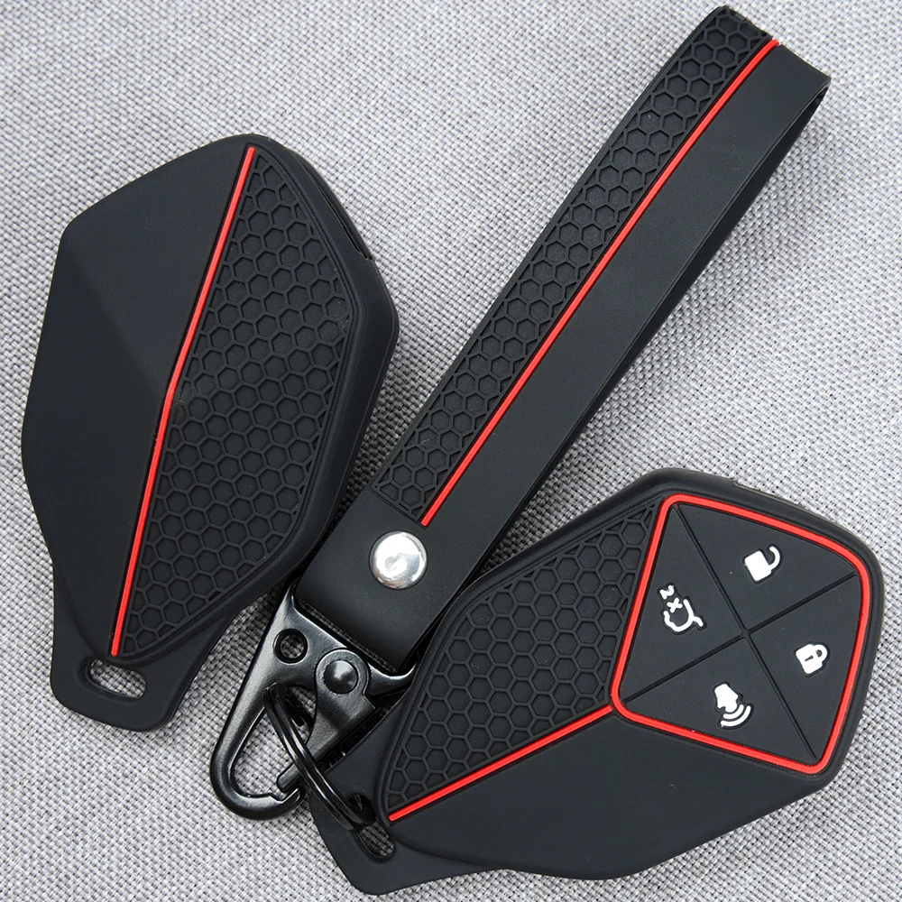 For Changan Deepal S7 S07 S09 SL03 S05 G318 2024 2025 Fob Cover With Swivel Clip Textured Secure Daily Use Long Lasting Precise