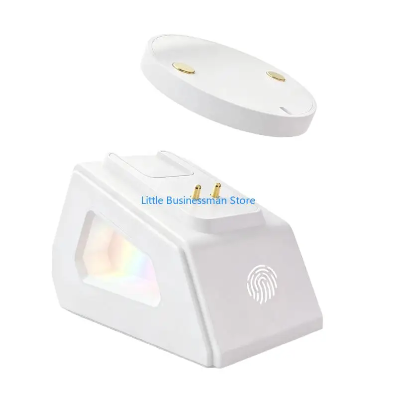 Desktop Mouse Charging Station with Charging Module, USB Power Input, Side Window, and Slanted Dock Body For GPW/G502X M76A
