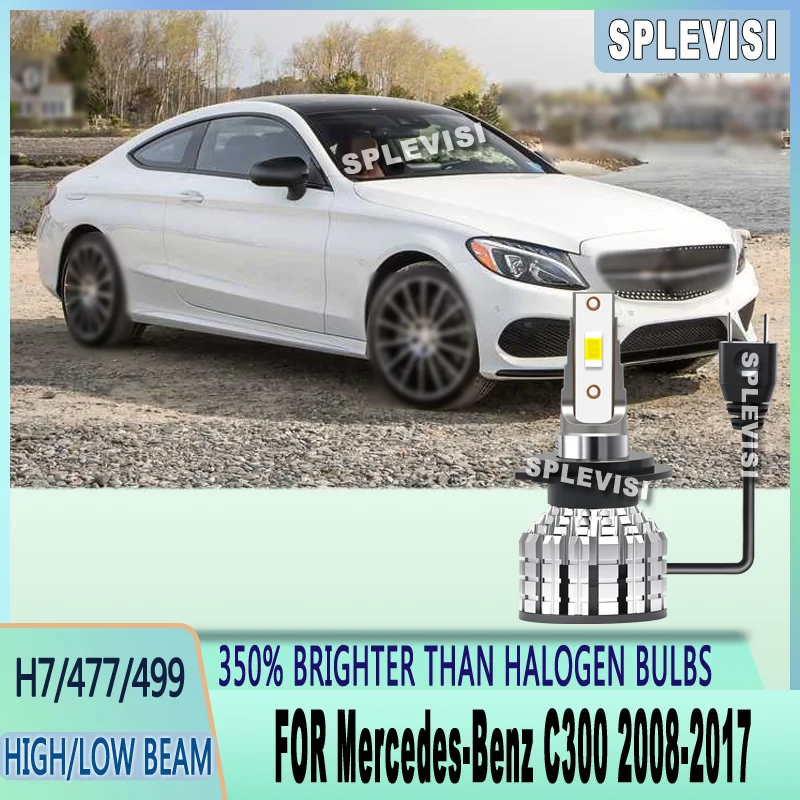 

Shockproof Design Stable Brightness LED HIGH/LOW BEAM For Mercedes-Benz C300 2008 2009 2010 2011 2012 2013 2014 2015 2016 2017
