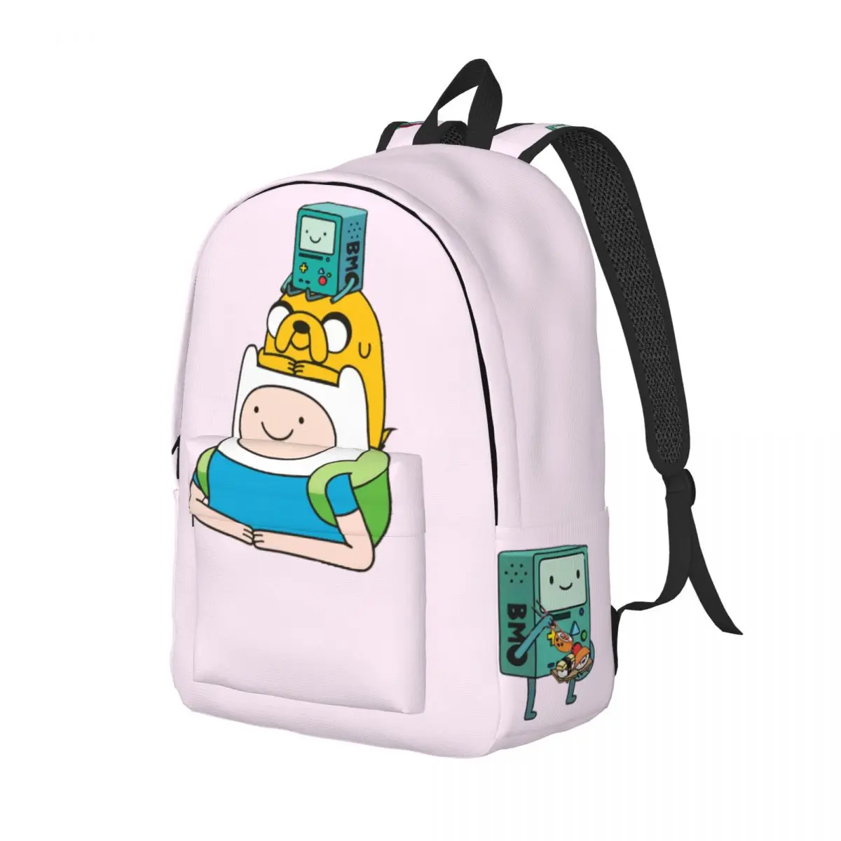 Cute Handbag A-Adventure Time Male Lady Harajuku Design For Work Office Gift Large Capacity Knapsack