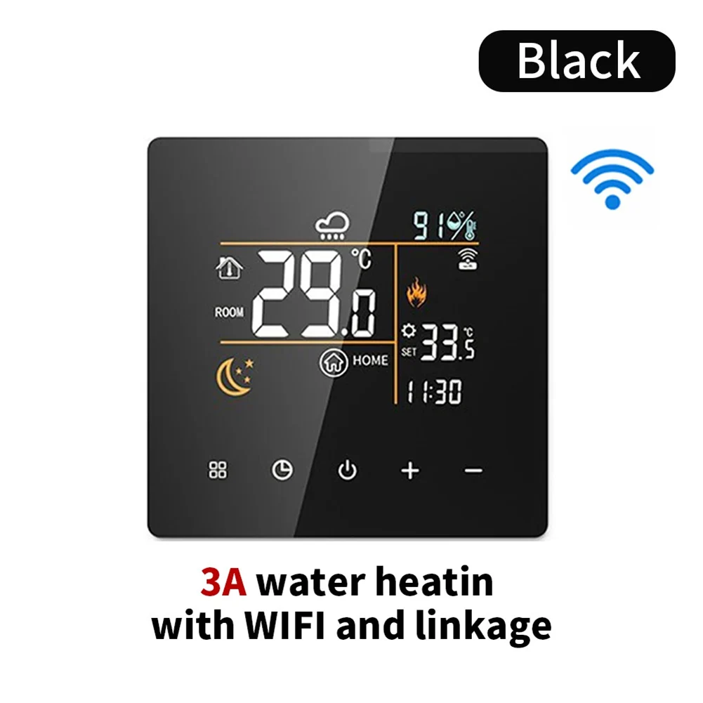 WiFi Remote Control Thermostat Temperature Monitor WiFi Thermostat Programmable Heating Schedule Remote Control