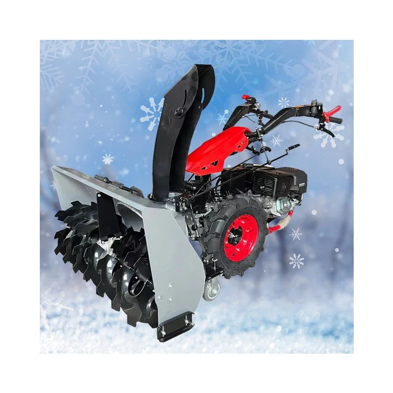 

New Efficient Walk-Behind Snow Sweeping Thrower Machine for Snow Cleaning and Floor Sweeping