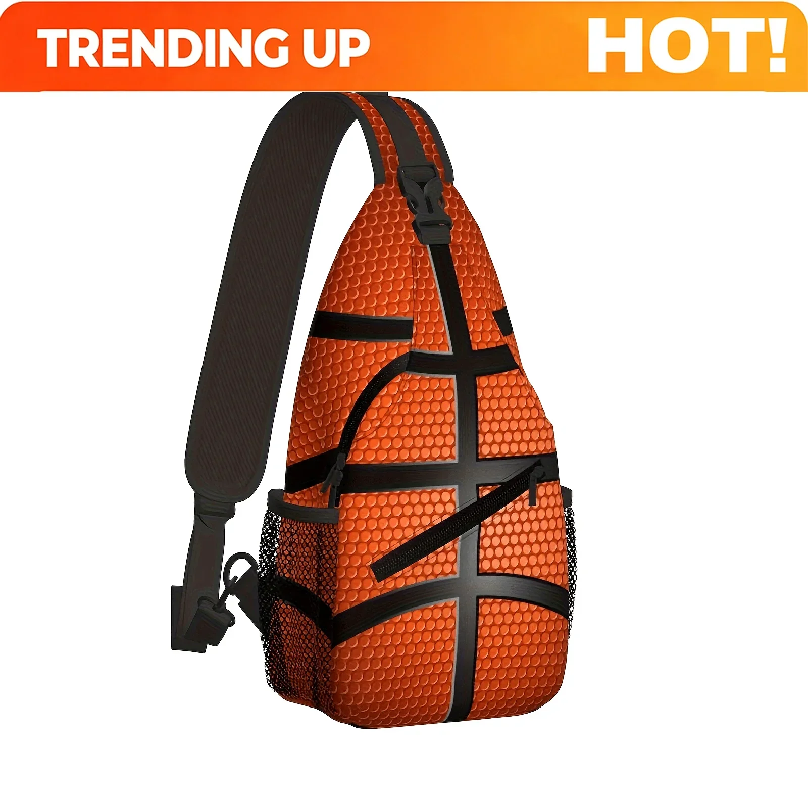 Custom Basketball Sling Bag Chest Bag Sport Basketball Crossbody Bags For Mens Womens