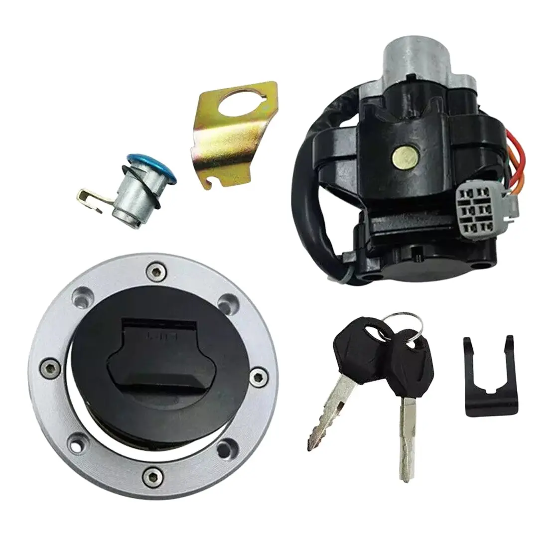 

NEW Ignition Gas Cap Seat Lock Fit for Suzuki SV650 GSXR1000 2001 2002