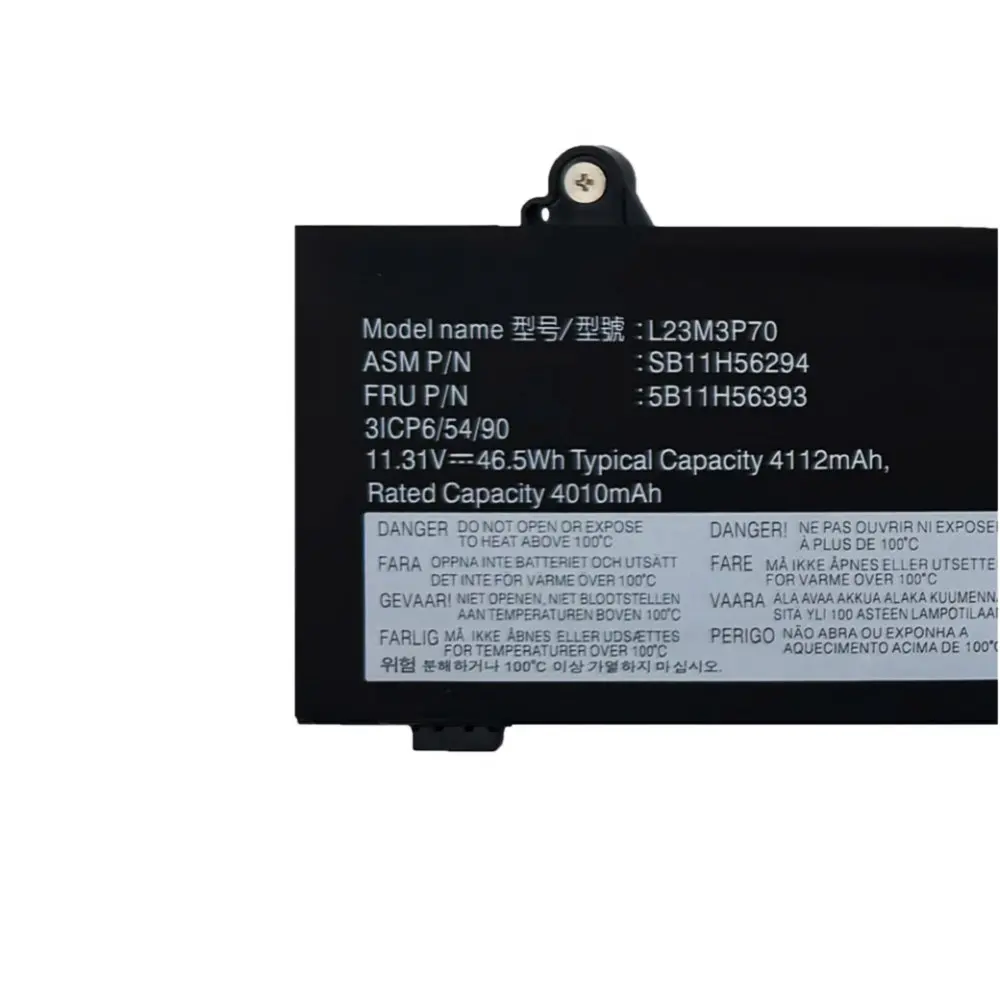 

11.31V 46.5Wh For Lenovo ThinkPad L14 Gen 5 Series L23L3P70 L23X3P70 L23M3P70 Laptop Battery