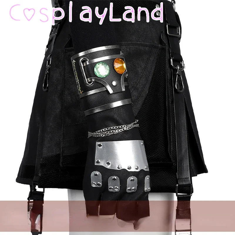 Disfraz de juego Final FF7 Remake Tifa Lockhart, traje de Cosplay, Carnaval de Halloween, ropa Sexy, chaleco, falda, traje de cómic Con, tamaño personalizado
