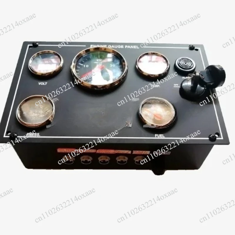 

Engine Instrument Panel Assembly, Universal 12V-24V Gauge Cluster for Generator & Vehicle