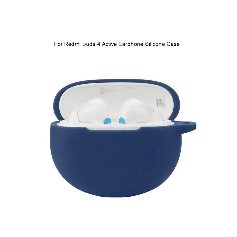 For RedmiBuds 4 Active Earphone Cover Shockproof Anti-scratch Protective Sleeve Washable Housing Dustproof SiliconeShell