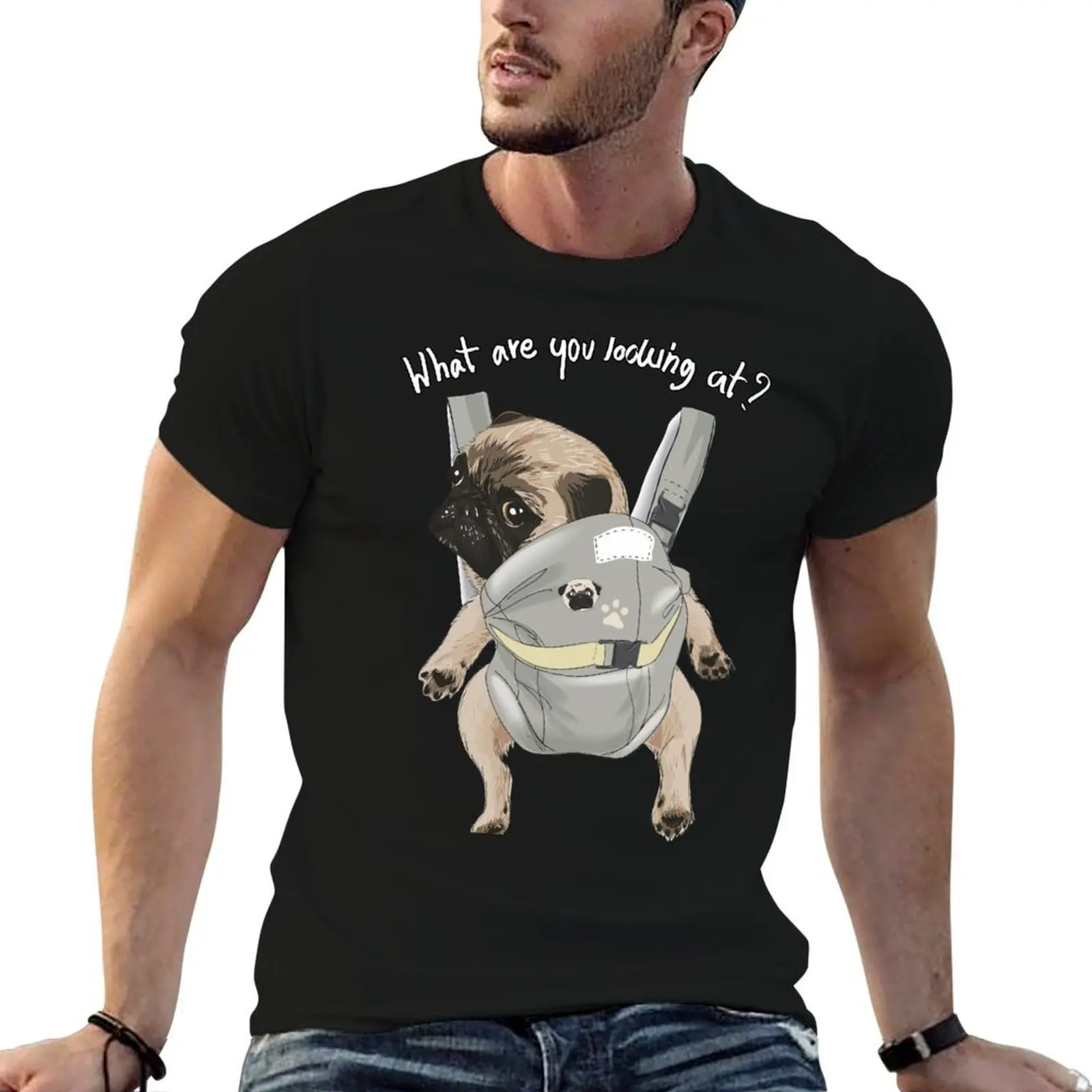 Baby pug T-Shirt Anti-Perspiration Workout Top