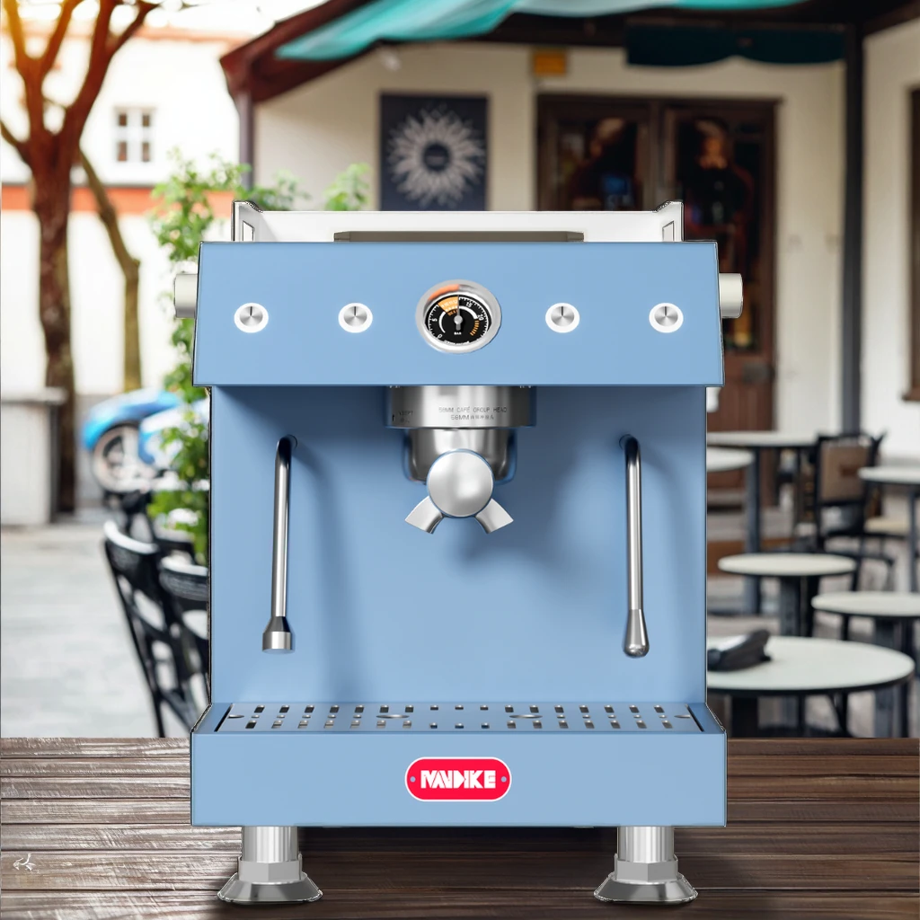 MDK MC2 Vibrating Pump Pre Infusion Electric Semi Automatic Commercial And Domestic Coffee Machine Maker Stainless Steel