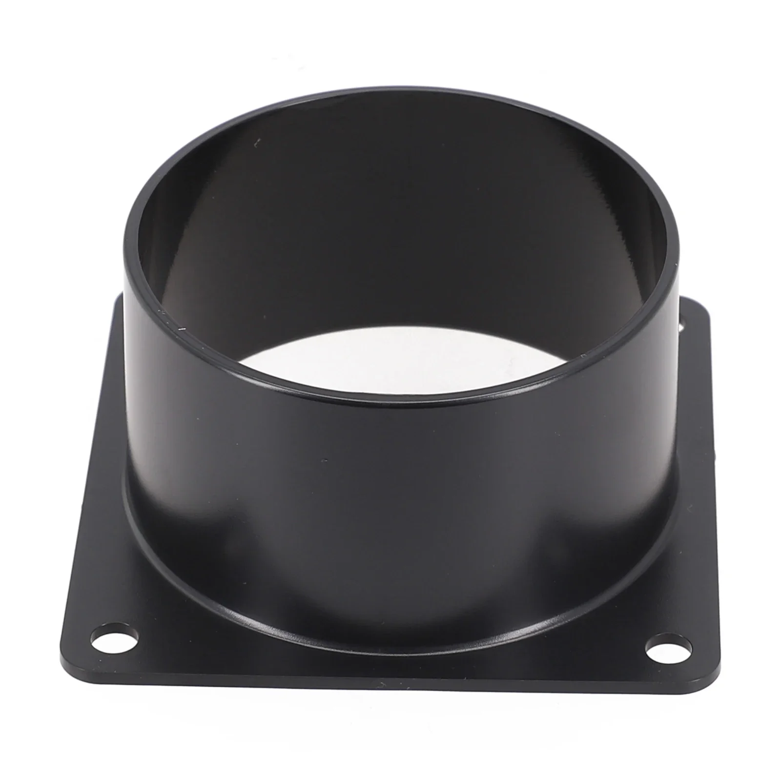 Kitchen Acessries Flange Connector Flange Connector 75-120MM Pipe Connecting Wall Air Ducting Connection Black Exhaust Outlet