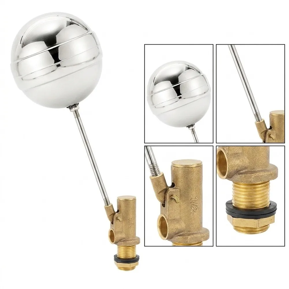 Float Switch For Water Tanks Steam Cabinets Hot Water Heaters 4-6 Inch Fitting Automatic Level Control Valve Replacement Part