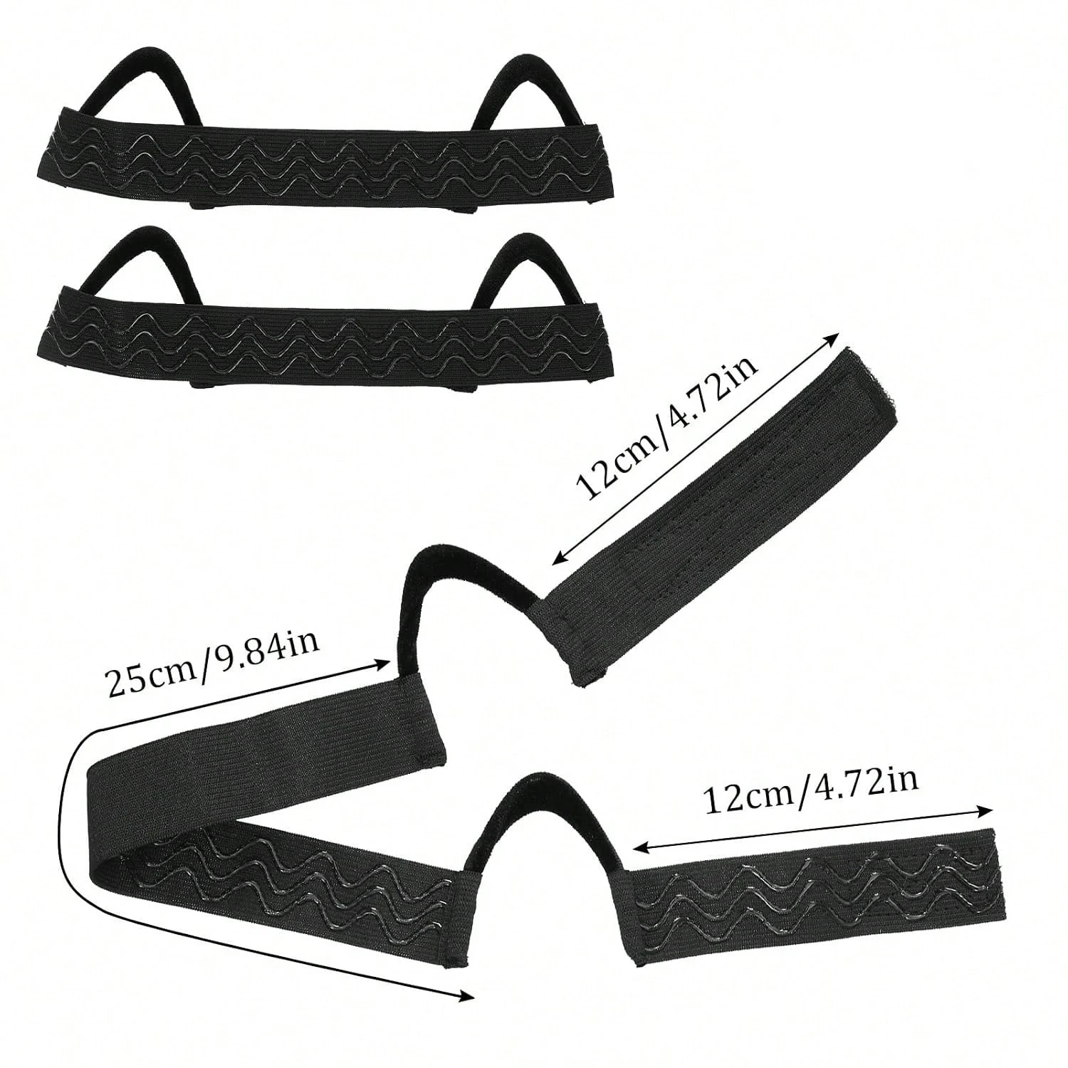 New non-slip Wig Grip Elastic Band for Lace Front, Wig Band with Ear Cut Outs | Non Slip, Adjustable C Shaped Elastic