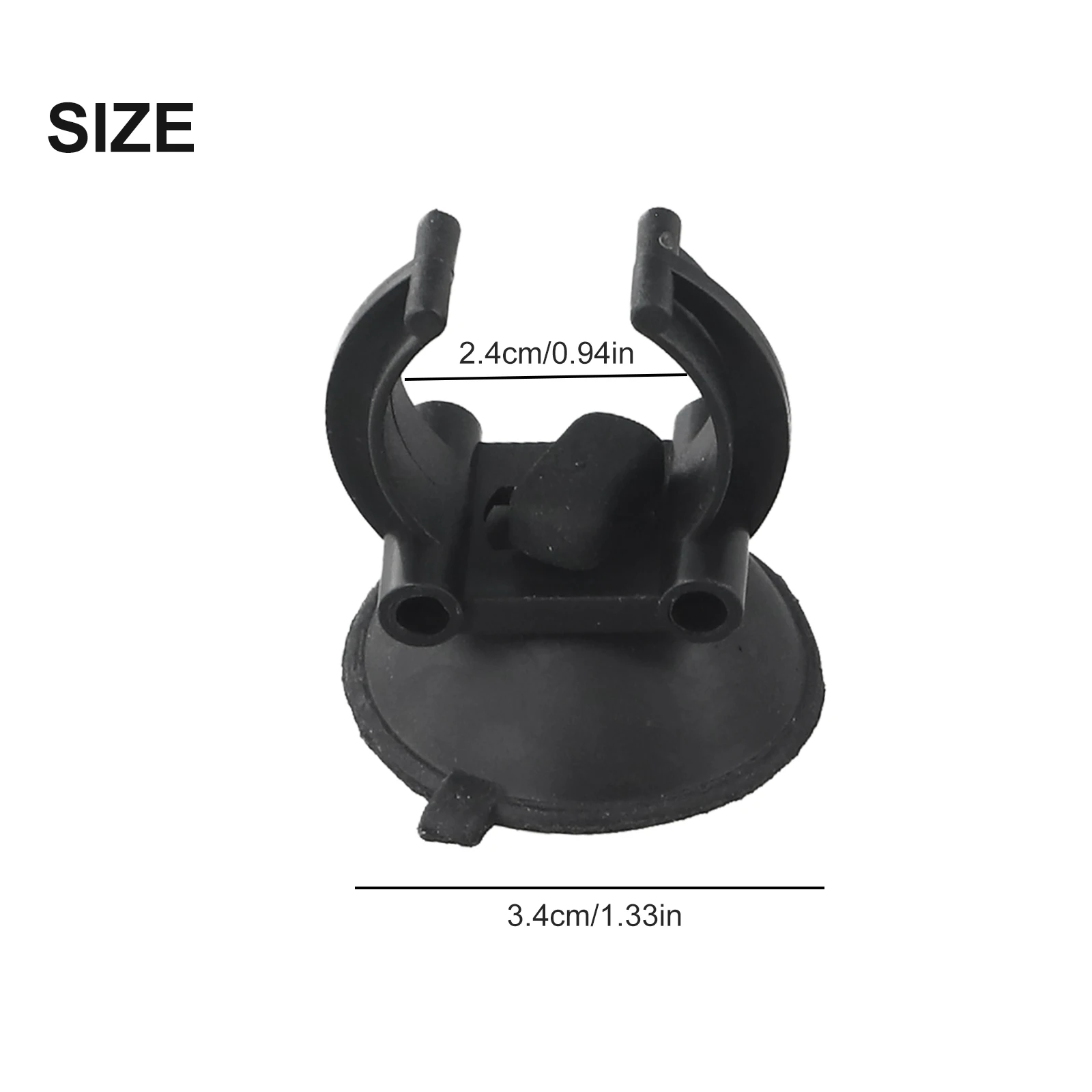 2PCS Aquarium Heater Suction Cups Suckers Clips 30mm Dia Holders Clamps For Fish Tank Accessories Black Pet Supplies